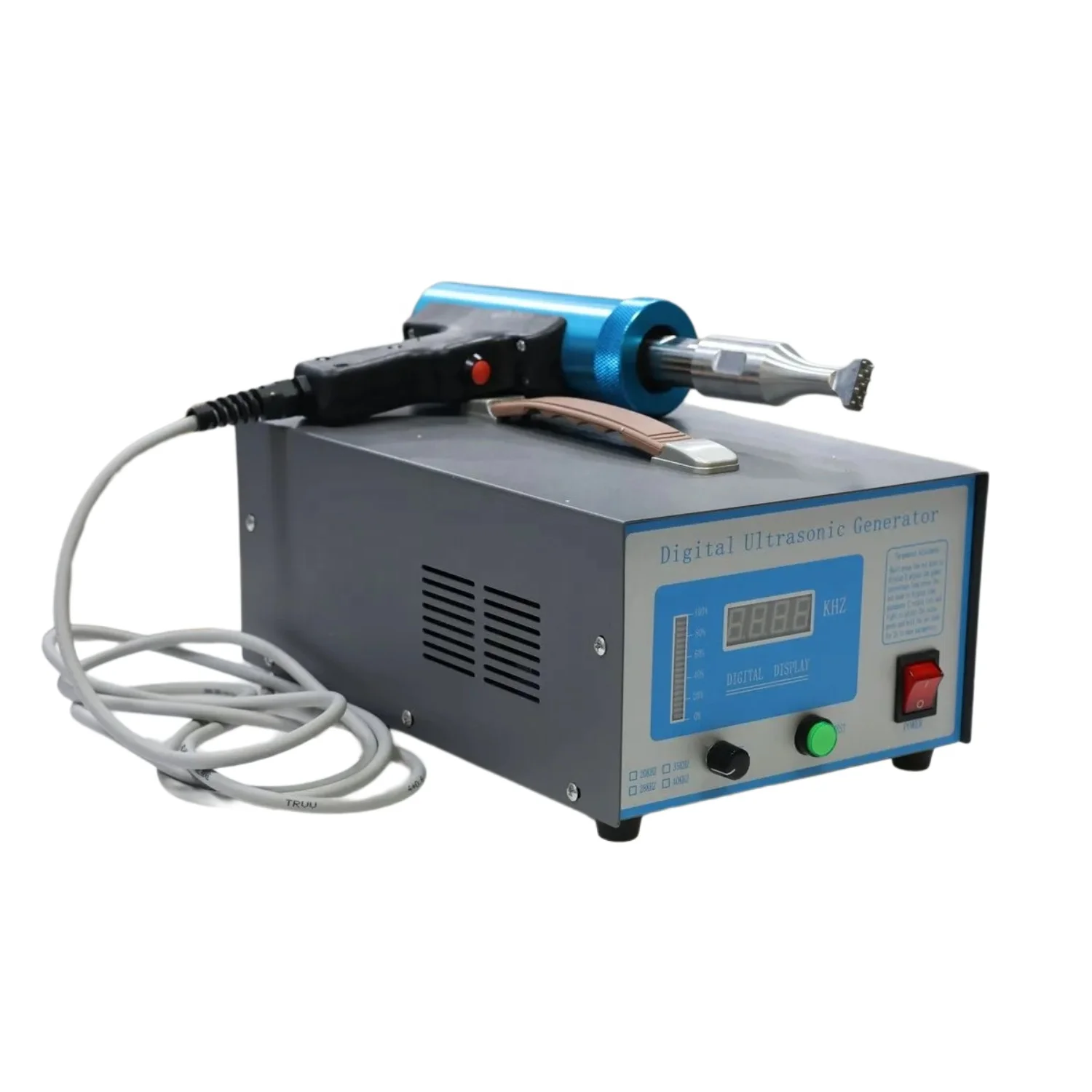 【HOT】KH-28KHZ Ultrasonic Spot Welder IGBT Inverter Module High-Frequency Welding Spot Welding Head Straight  Handle Options