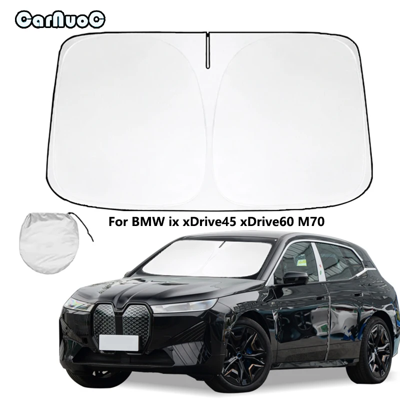 

For BMW ix xDrive45 xDrive60 M70 Car Windshield Sun Shade Reflector Sunshade Offers Protection Accessories