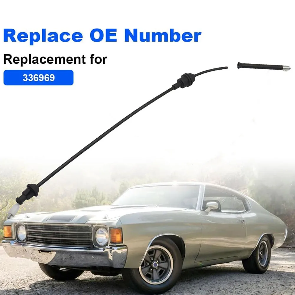 1PCS New Quality 21inch Car Throttle Cable 336969 For Chevy Chevelle El Camino 1968-1972 Camaro 1970-1973 Monte Carlo 1970-1972 Carburetor To Accelerator Lever Car Accessories