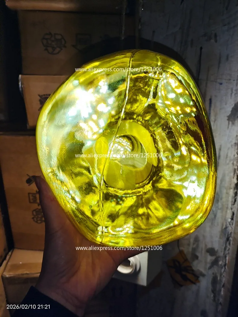 Light Flows Glass Texture Wall Light - Modern Sconce for Bedroom Corridor Restaurant, Ceiling / Wall Decoration Lighting Fixture