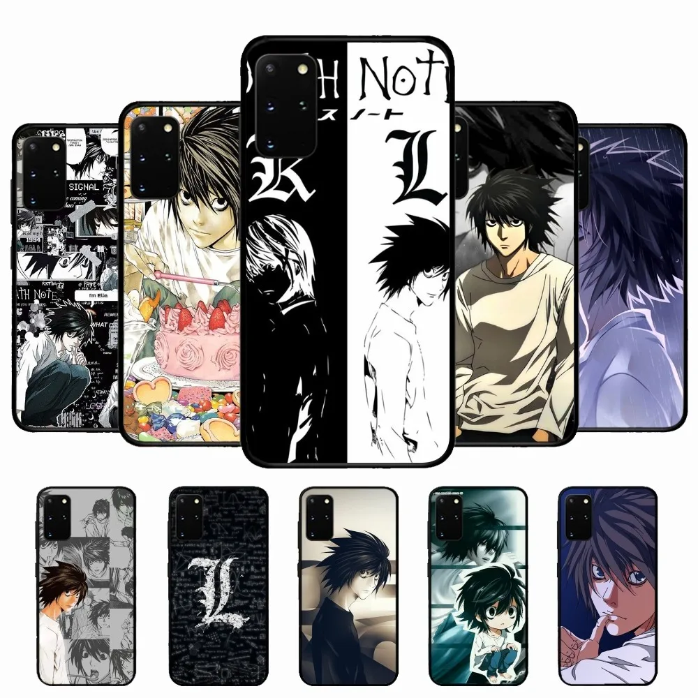 L Lawliet Death Note Phone Case For Samsung S 9 10 20 21 22 23 30 23plus lite Ultra FE S10lite Fundas