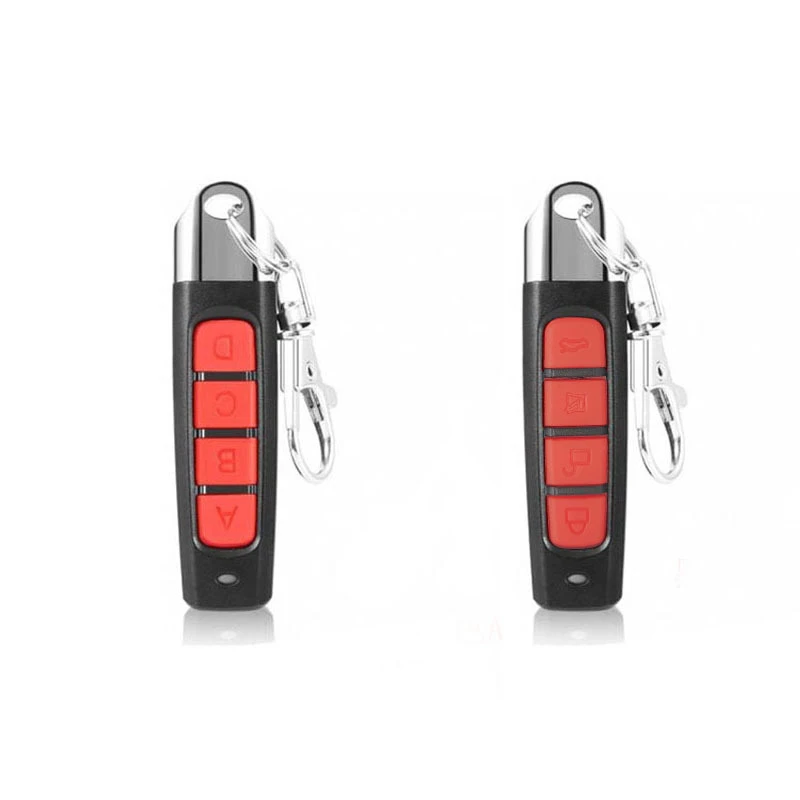 433MHZ 원격 제어 차고 게이트 도어 오프너, 원격 제어 복제 코드 자동차 키 휴대용 미니 원격 컨트롤러