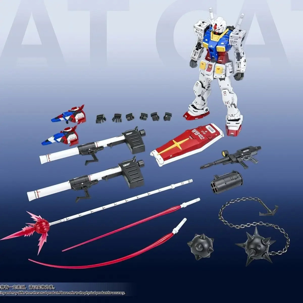 متوفر 1/100 جديد الدهون القط Rg عمل نموذج لجسم Rx-78-2 Ver 2.0 الجمعية أطقم منمذجة Rgu المفاصل المنقولة تحصيل نماذج الهدايا