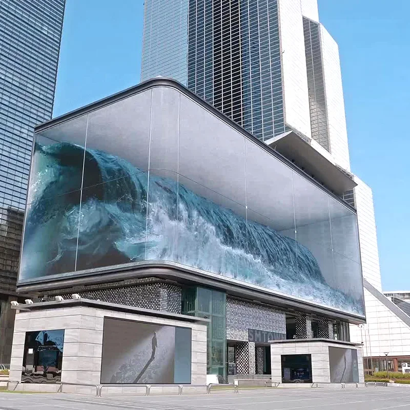 

Светодиодный видеостенный экран, водонепроницаемый 3D рекламный щит, реклама P4 P5 P6 P8 P10 IP65, наружный фиксированный светодиодный экран