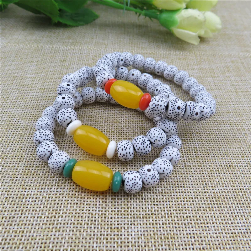 Wholesale Resin Imitation Xingyue Bodhi Gift Bracelet Ethnic Style Men's and Women's Small Gift Buddha Beads Bracelet