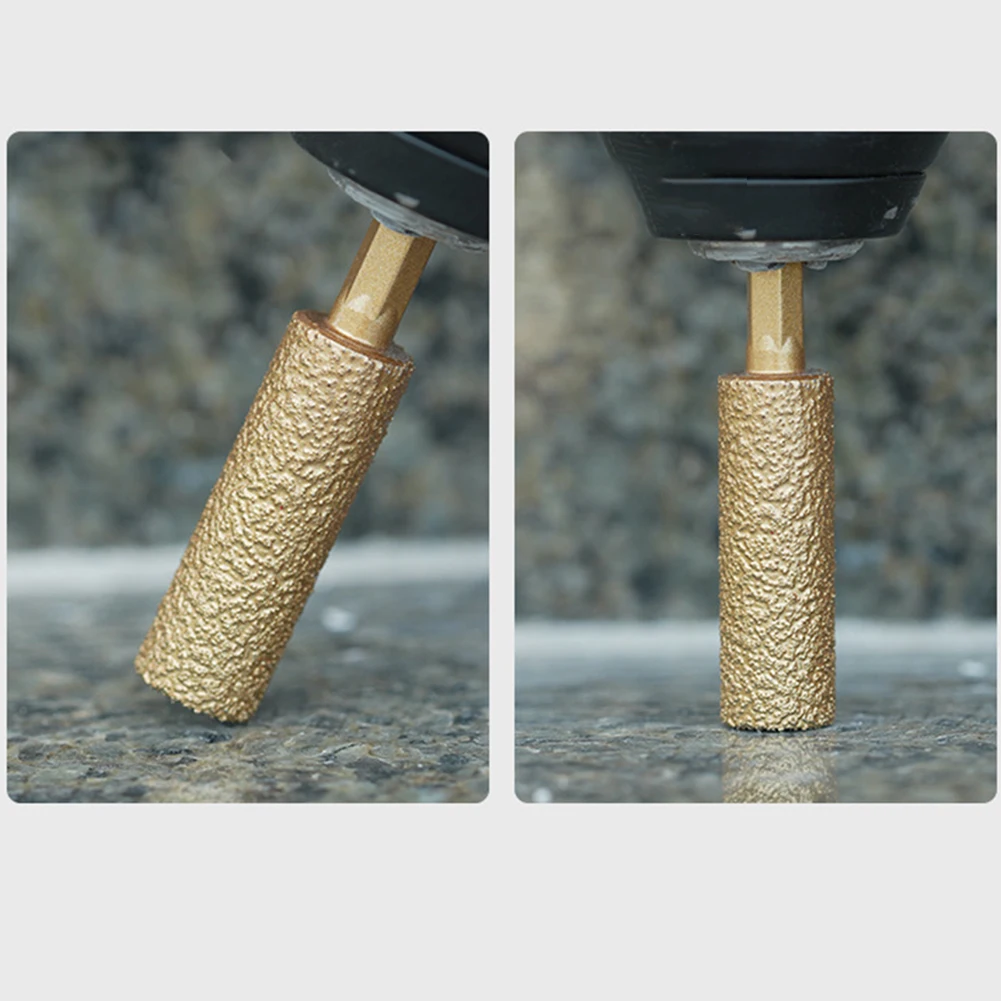 Construction Projects 12mm Hexagonal Shank Drill Bit Enhanced Durability Drill Bit Secure Grip Design Brazed Diamond Technology