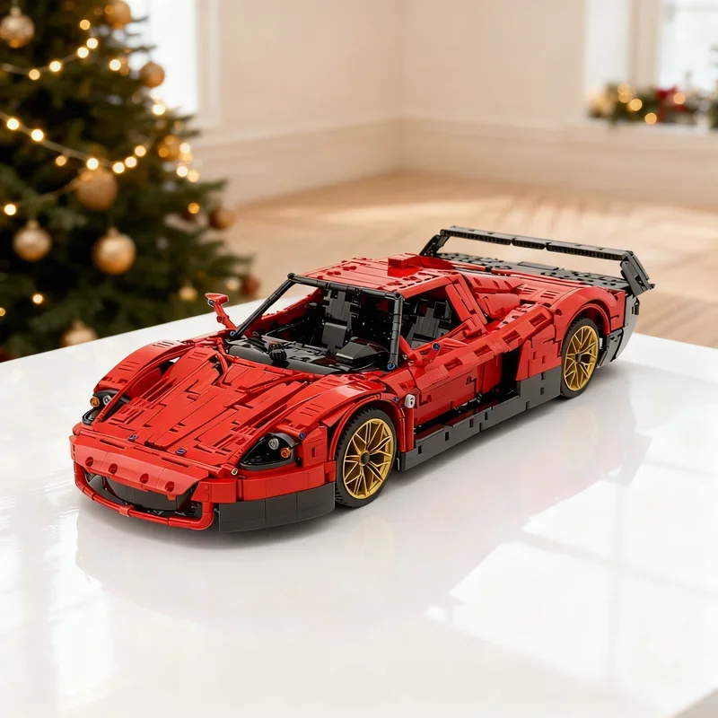 

3896pcs MOC Maserati MC12 1 8 Red Technical Model Building Blocks Construction Christmas Gifts Toy Creative DIY Idea Education