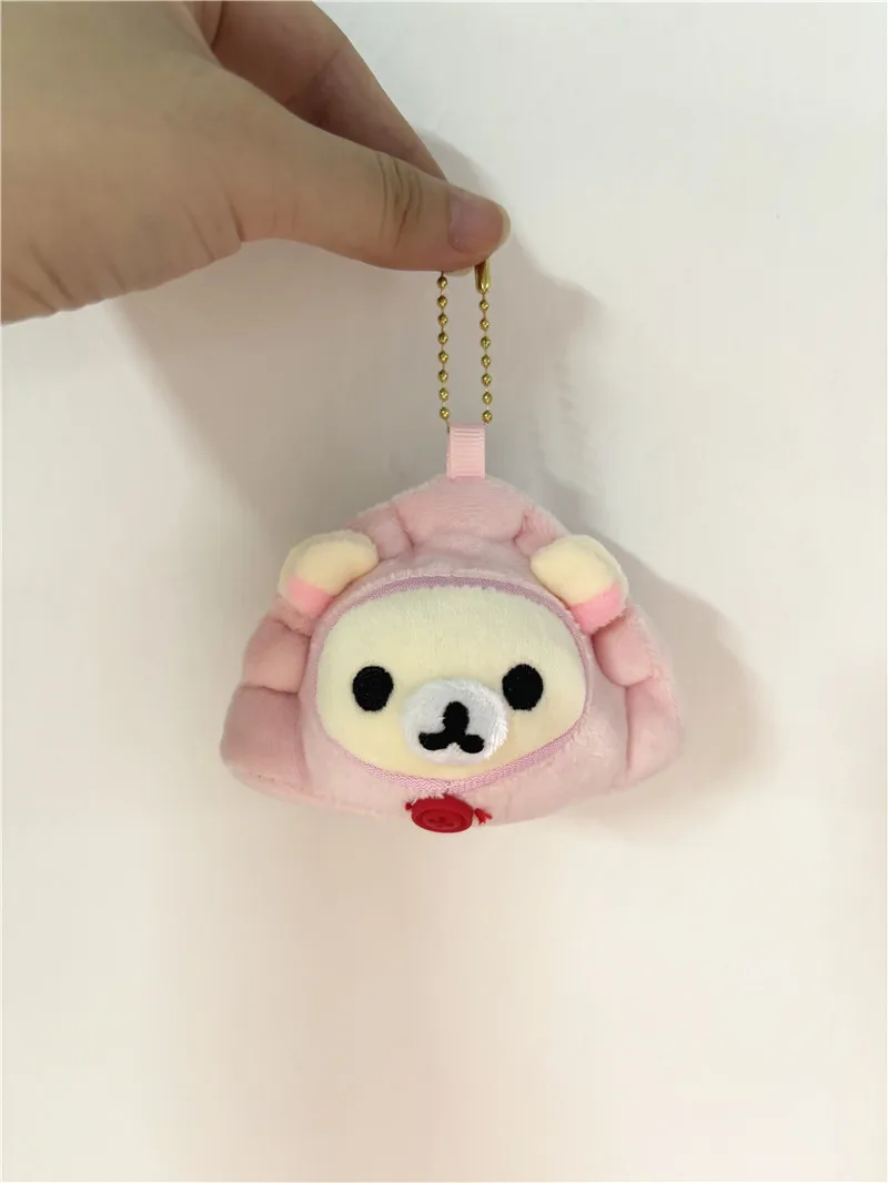 New Cute Rilakkuma Korilakkumar Dumplings Plush Keychain Chains  Small Pandent Kids Stuffed Toys For Children