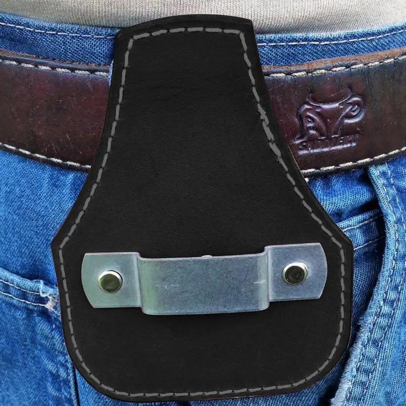 1pcs Tape Measure Tool Bag Holder leather Waist Pocket Pouch Belt Holder for Standard Tape Measures Plumber Carpenter