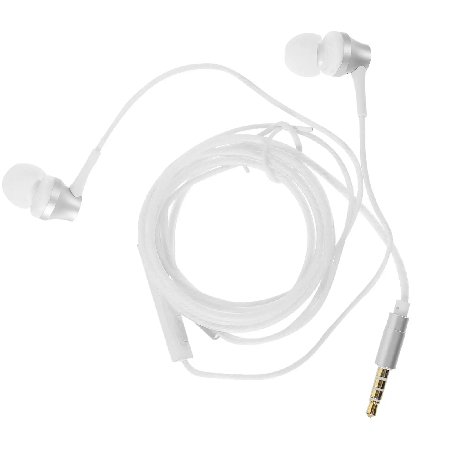 

Ergonomic In Ear Headphones 35mm Jack Laptop Tablet Wired Ear Buds Black Color Composite Diaphragm Strong Bass Sound Quality