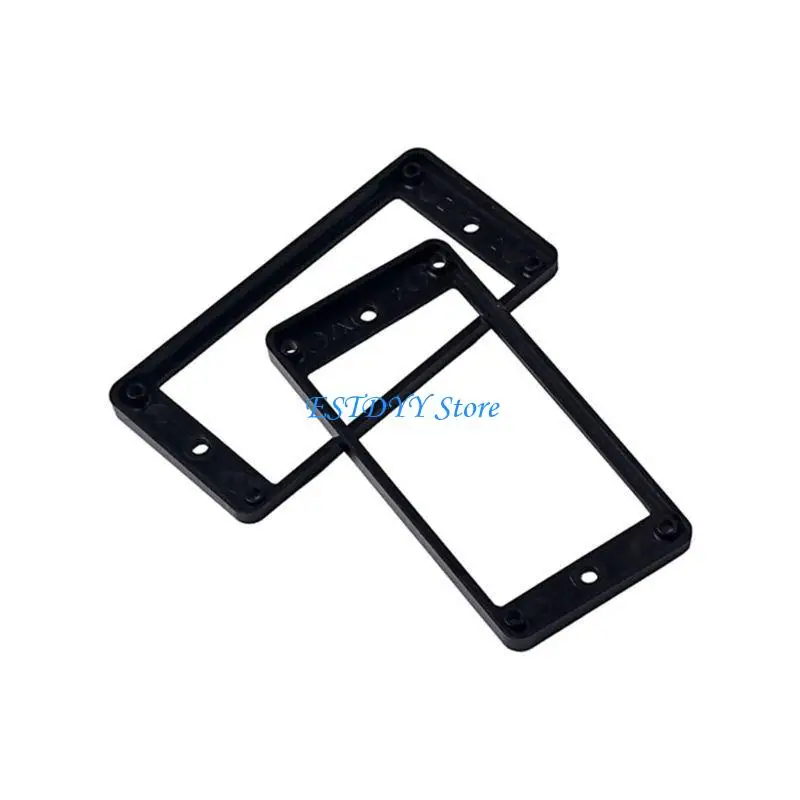 G6DE Humbucker Cover Pickup Covers Mounting Ring Curved Tapered for LP Electric Guitar Accessories