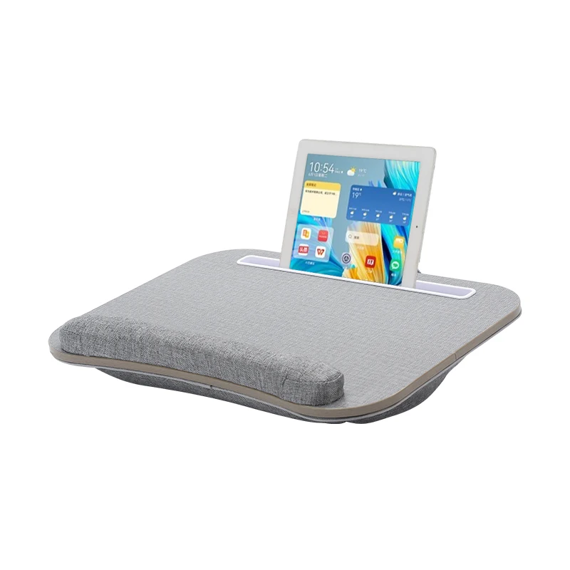 

Mumucc Mini Portable Table,Tablet and Mobile Phone Slot, Laptop Desk In Dormitory, Small Table with Foam Pillow Office Furniture