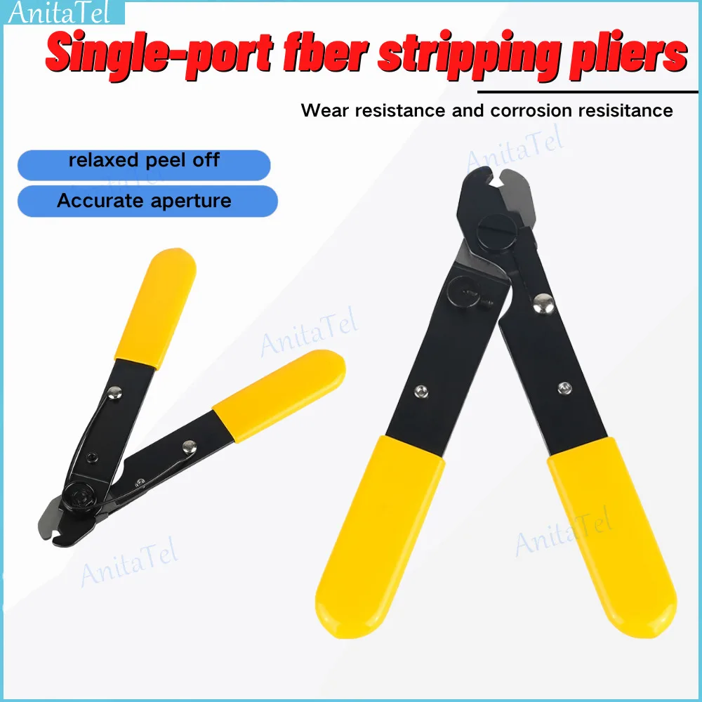 

FO103-S Single Hole Fiber Optic Cable Stripper Miller Clamp Fiber Stripping Pliers FO103-S Cable Stripping Tool High Quality