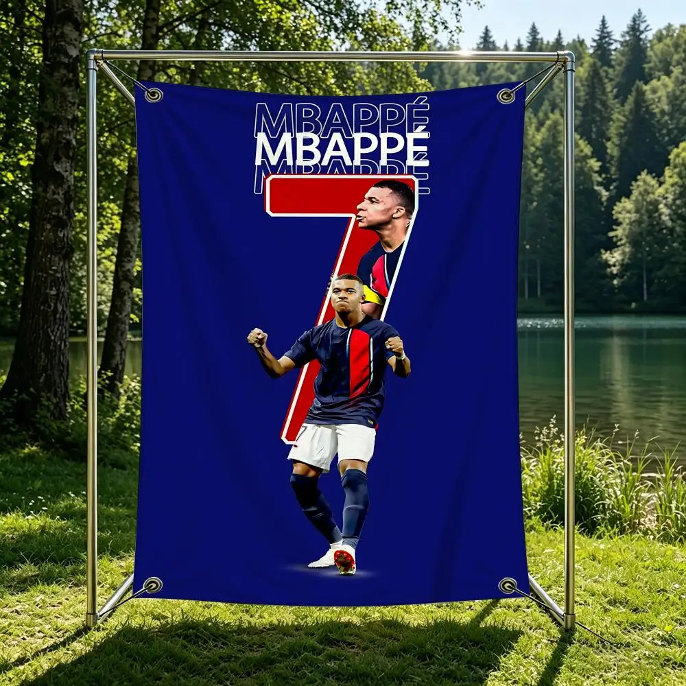 Sport K-Kylian Mbappe Flags, Outdoor Decorations, Music Bars, Home Interiors, Patio and Garden Decorations