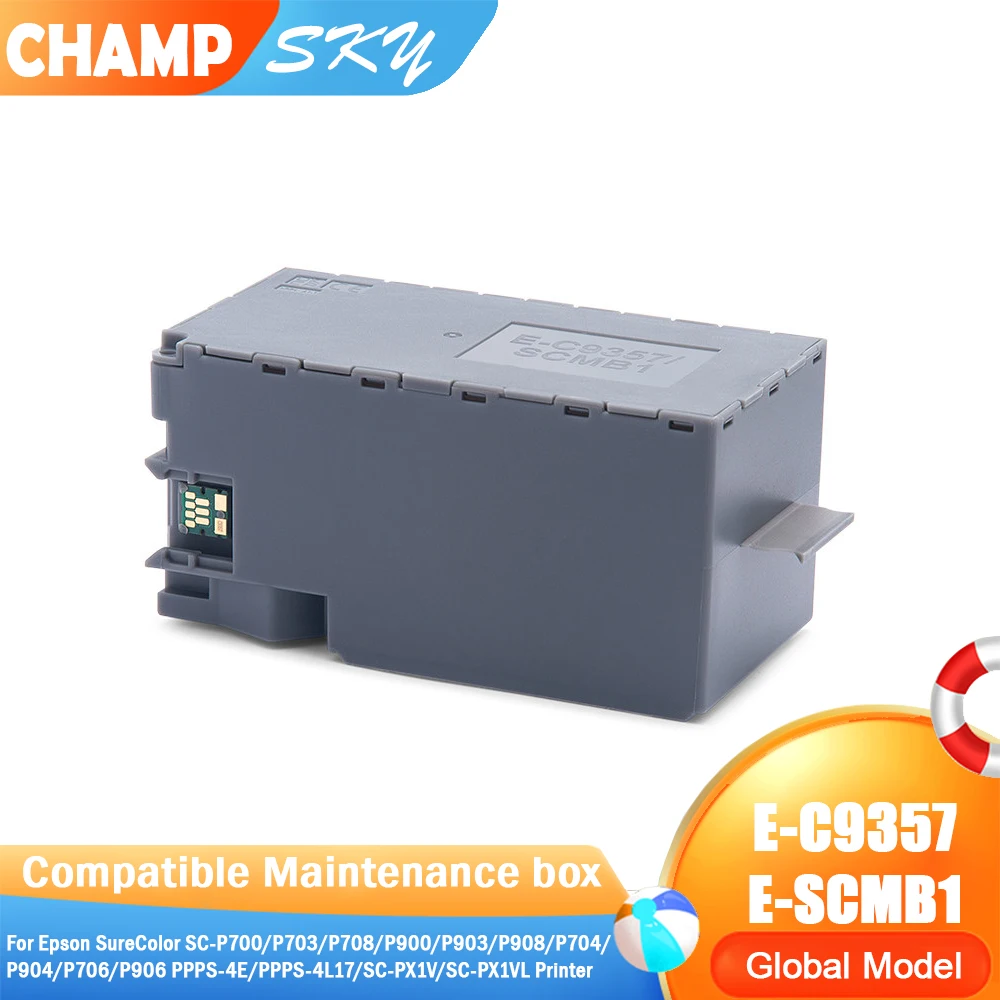 Champ Sky C12C935711 C9357 SCMB1 Compatible Ink Maintenance Cartridge Box for Epson SureColor SC-P700/P703/P708/P900 Printer
