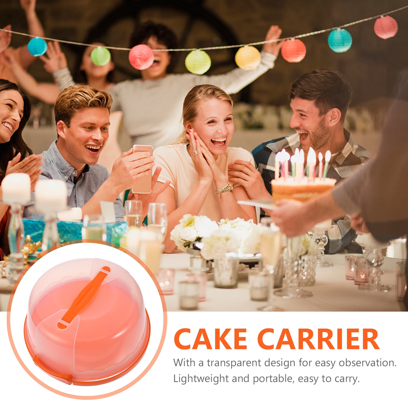 

Контейнер для торта 6-8 с крышкой, держатель для торта с крышкой, круглый квадратный контейнер для хранения