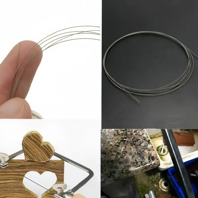 5Sets 0.12mm Professional Diamond Wire 20m High-Precision for Jewelry Stone Processing Pros DIY