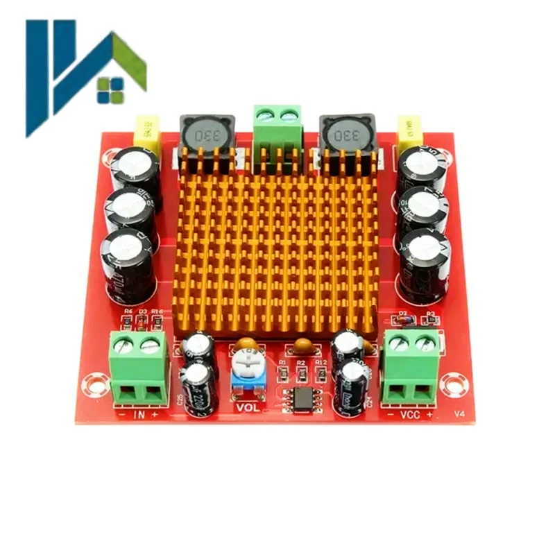XH-M544 150W Mono Digital Amplifier Board TPA3116DA High Power Class D Audio Amp Module DC12-26V For Subwoofer DIY Speaker