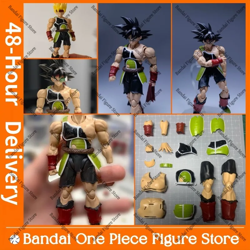 

In Stock Boob Studio Shf Dragon Ball Z Burdock Accessories Anime Figure Battle Damaged Bardock Action Figures Collection Gift