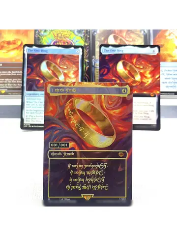 Cartes TCG LTR LTC FOIL1-01 pour jouer à la maison, proxy magique, anneau de sol, tomb ancien, la grande hengé, Orcish rassembler