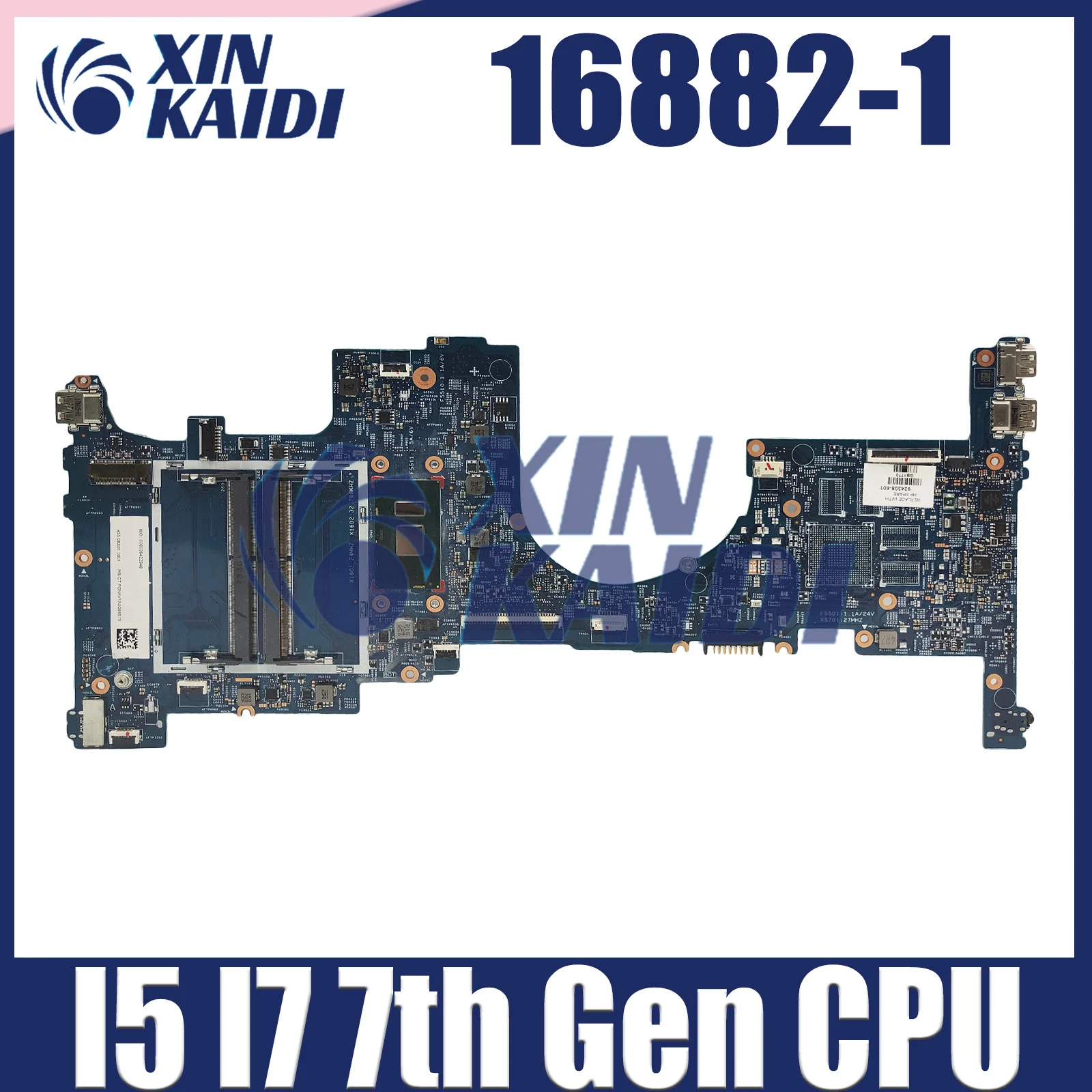 

16882-1 Laptop Motherboard For HP Envy X360 15-BP 15M-BP011DX Notebook Mainboard UMA CPU I5-7200U I7-7500U Tested OK