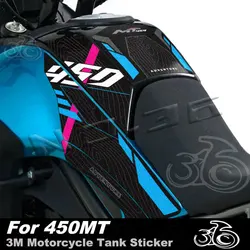 3M Motorcycle Fuel Tank Pad Stickers Protector Anti Slip Decals Accessories For CFMOTO CF moto 450MT 450 mt 2024