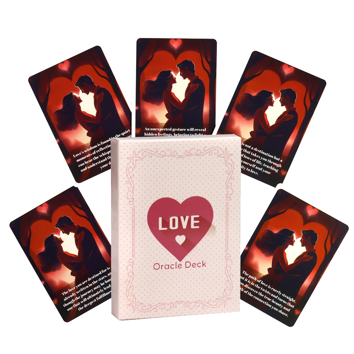 Love Oracle Cards About 10X6cm For Family Party High Quality Fortune Telling Divination Tarot Cards Deck Game