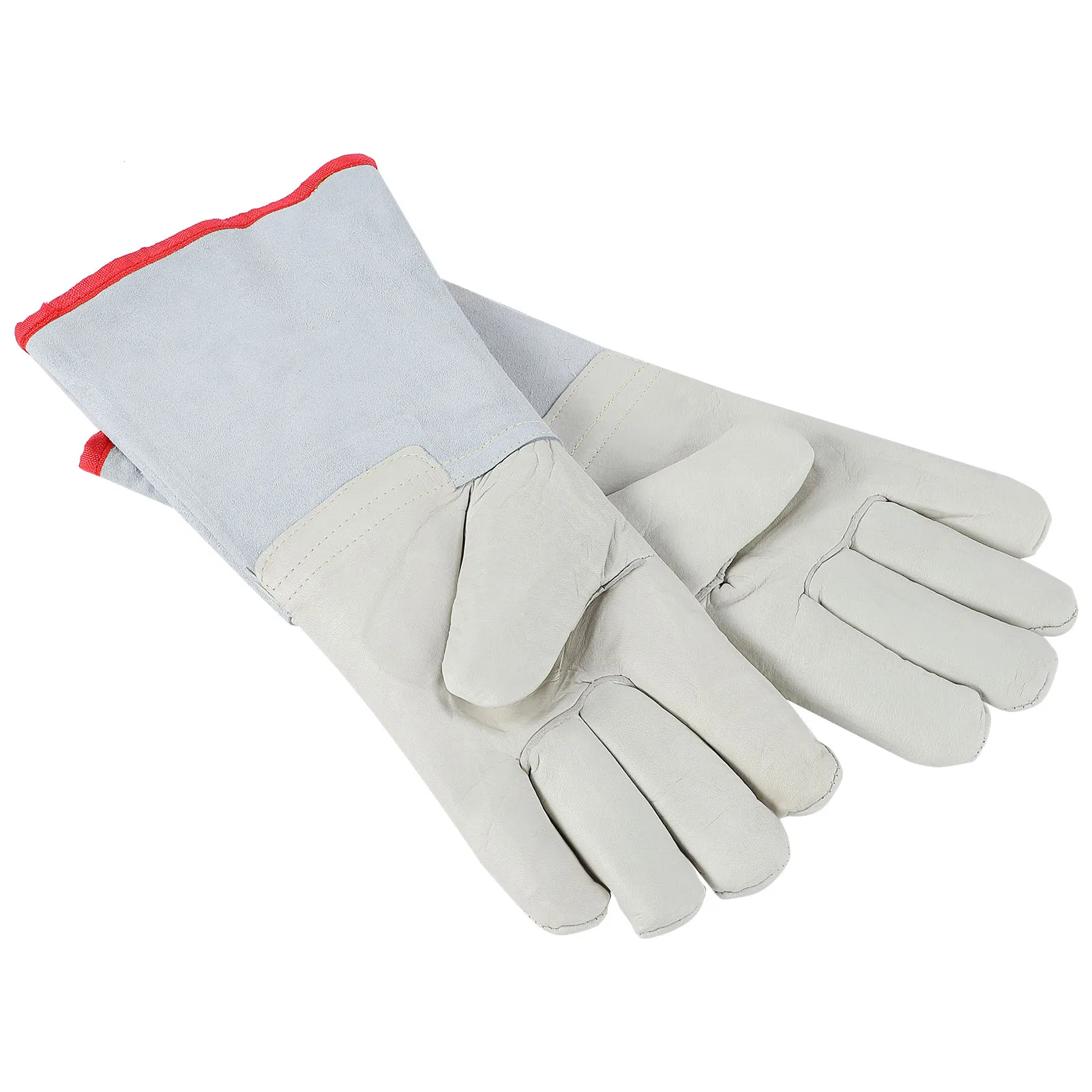 Protective Glove Waterproof Wear Resistance Ergonomic Design Layer Cowhide Cryogenic Glove for Liquid Nitrogen Air Environment