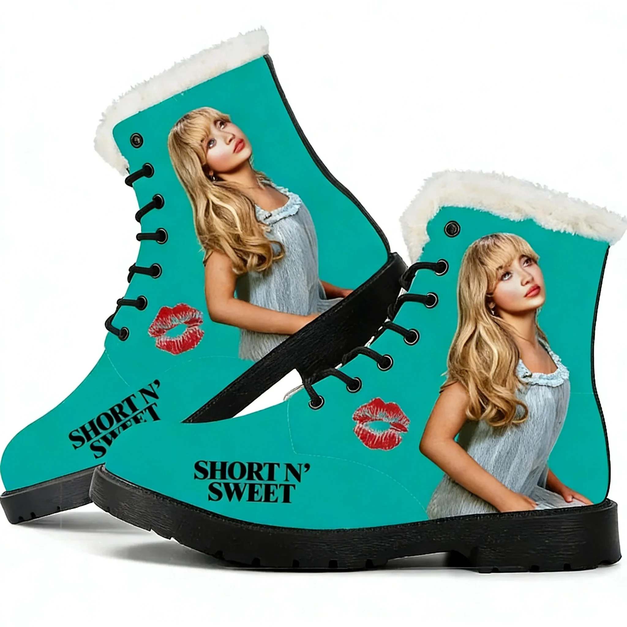 

Плюшевые ботинки Sabrina Carpenter American Singer для мужчин, женщин и подростков, повседневные, легкие, теплые, высокого качества, с возможностью индивидуального заказа