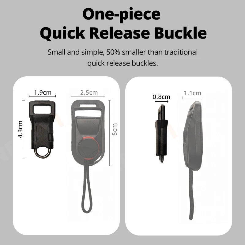 Ambitful Quick Release Camera Connector Buckle for Shoulder Strap Neck Wrist Sony Fujifilm SLR Nikon