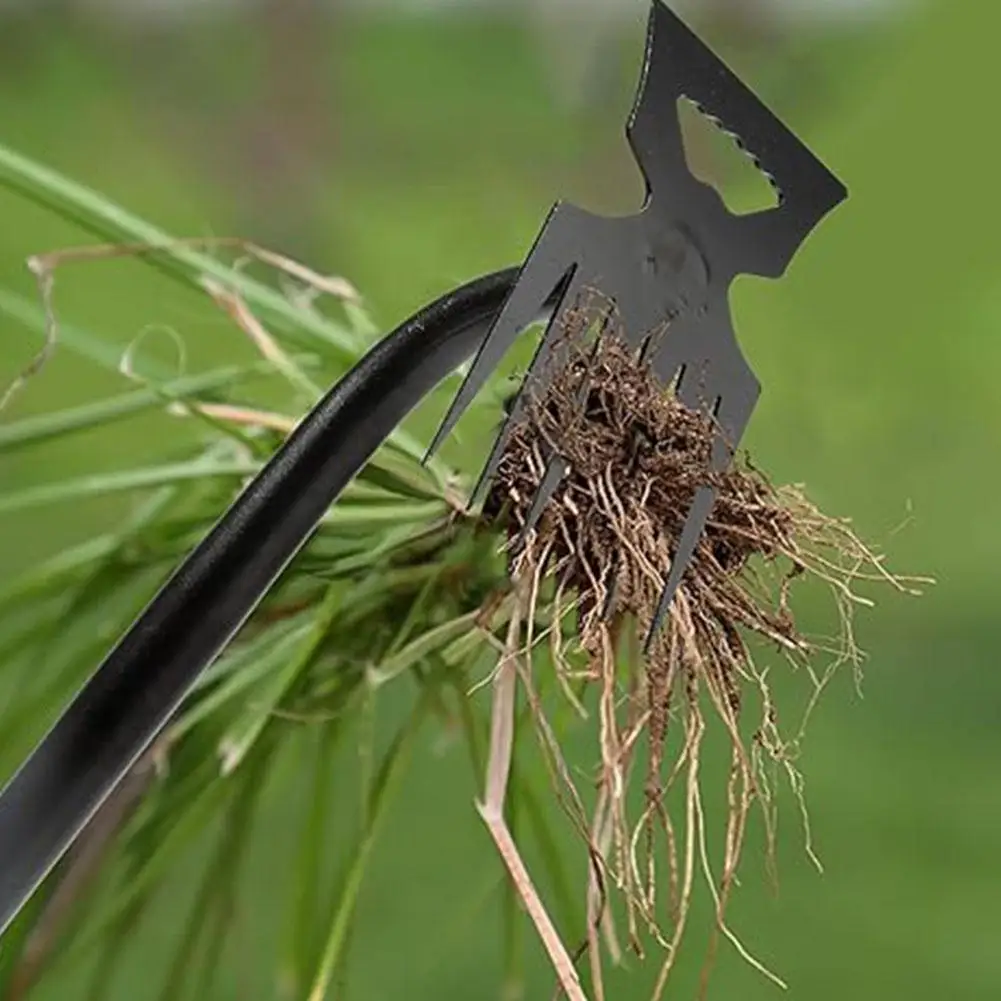 Outils de désherbage de jardin portables, désherbage agricole, traction d'enge, acier au manganèse, pelle horticole à 5 ou 6 dents, plantation de légumes