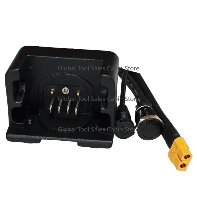 Frame Matched Battery Base Holder Mount for E10 E22 E23 E14 E35 with Key - Secure Battery Installation