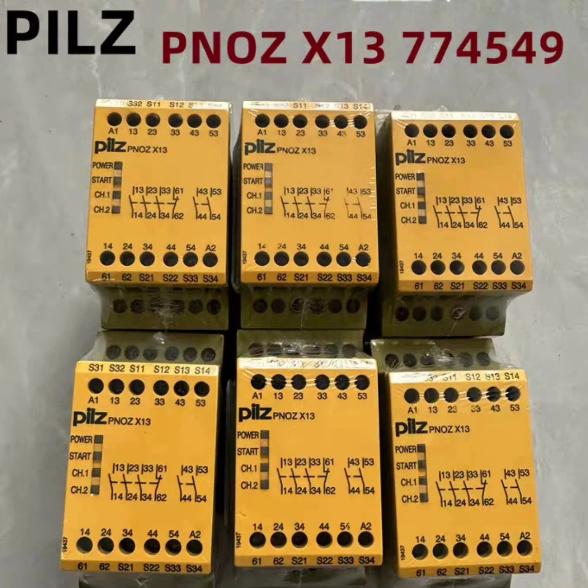 PILZ Pilz safety relay PNOZ X13 774549 24VDC safety relay imported from Germany