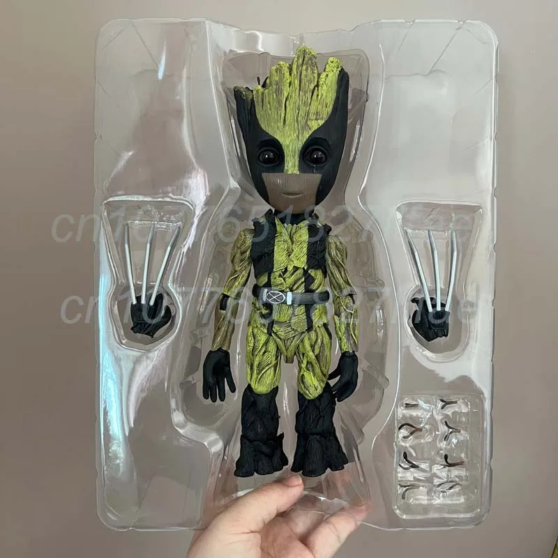 Guardiani della galassia Treeman Groot Cos Wolverine Deadpool Action Figure Model Toys Joint mobile Birthday Gift Room Decor