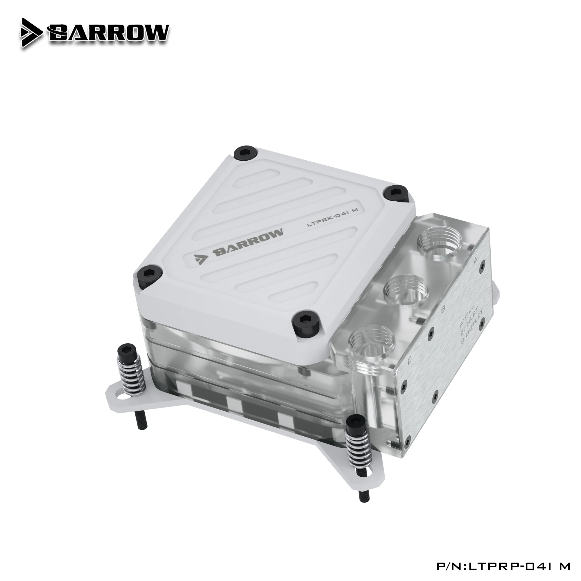 Barrow 10 Вт PWM Водяной кулер для AMD AM4 AM3/ Intel LGA 1700 1200 115X CPU блок встроенный насос резервуар для воды