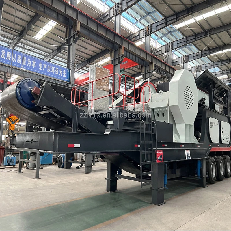 Quarry Portable Hard Stone Crushing Machine Price Mobile Jaw & Impact & Cone Crusher Limestone Granite Basalt Ore Mobile Crusher