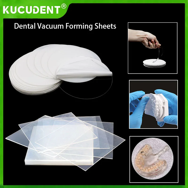 

Dental Orthodontic Splint Retainer Vacuum Forming Sheet Soft/Hard 1.0/1.5/2.0mm Thermoforming Material for Denture Model