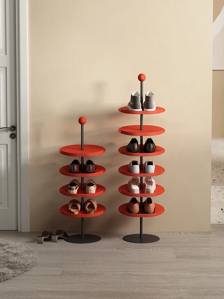 

Creative shoe rack for home doorstep, small multi-layer simple shoe storage, entrance slippers, floor to floor shoe rack