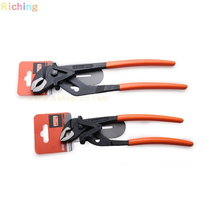 Bahco - 221D 222D 223D 224D 225D Slip Joint Pliers, Made From High Performance Alloy Steel and Have A Black, Anti-rust Finish.