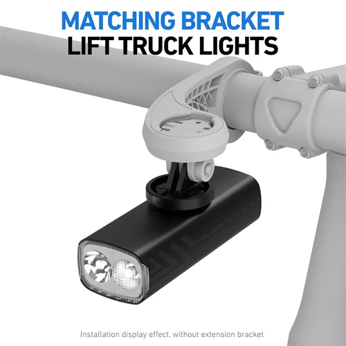 Imagen 2 del producto Juego de luces LED recargables para bicicleta CYCLAMI T6 de 1200 lúmenes, faro delantero y trasero para bicicleta de montaña o carretera