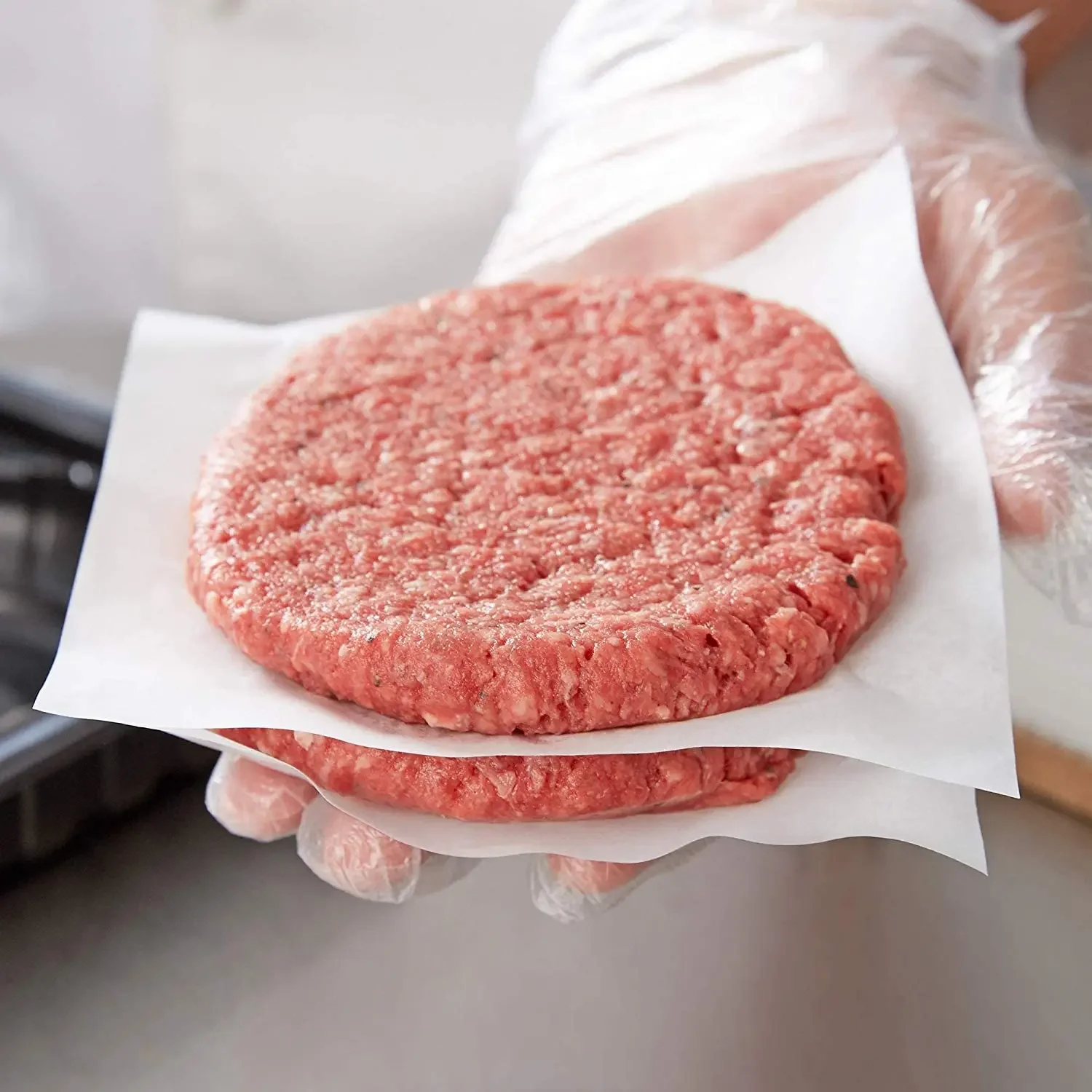 50/100PCS Home Kitchen Cooking Oil Proof Paper Square Oven Oil Paper Non Stick Hamburger Patties Barbecue Meat Separation Paper