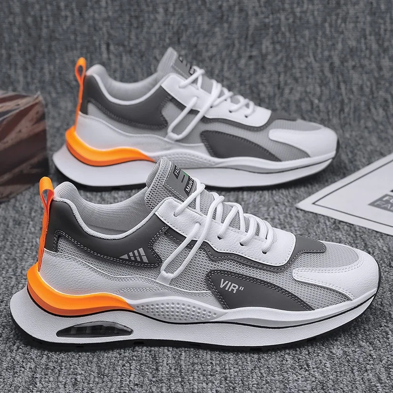 

Men's Sneakers Trendy Casual Shoes for Men Branded Hot Sell Comfortable Shock-absorbing Man Running Sport Shoes tenis hombres운동화