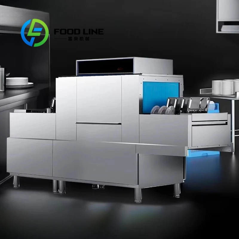 High Efficiency Commercial Kitchen Dishwasher Machine for Restaurant and Industrial Use