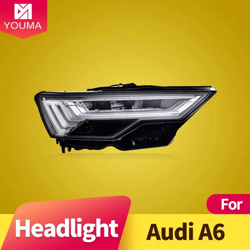 

Car Styling Head Lamp for Audi A6 Headlights 2019-2023 LED Headlight Projector Lens DRL Auto Accessories