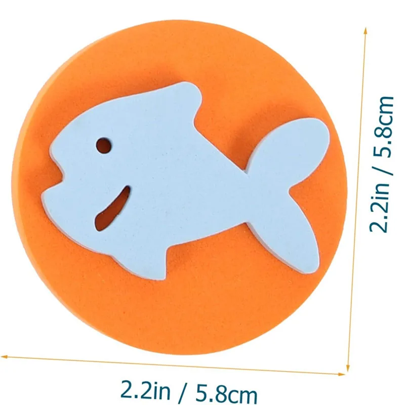 6Pcs/bag Foam Stamps for Painting Cute Animal Smile Face Paint Sponge Seals Art Craft Drawing Tools Kids Early Education Toys