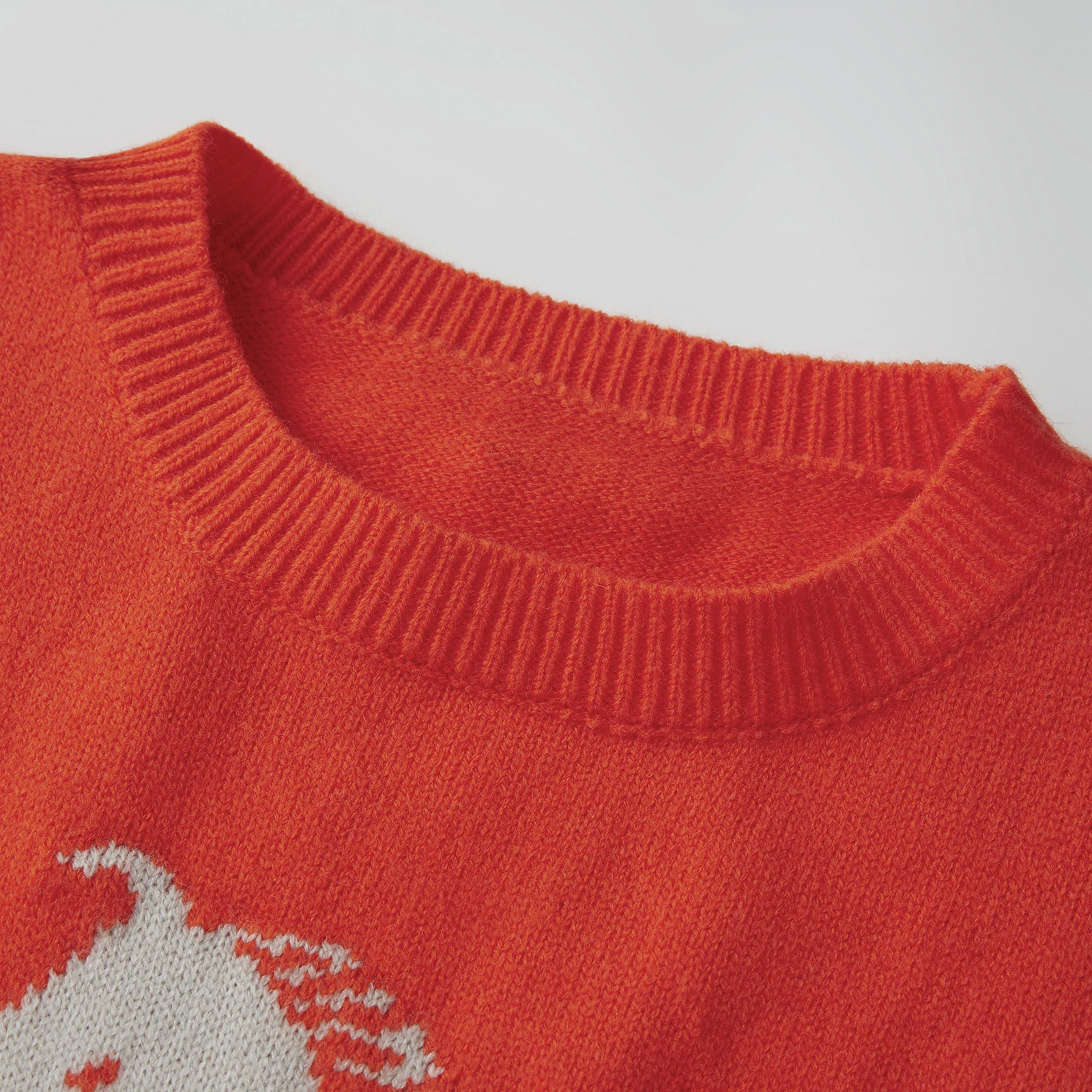 Luxus frauen Herbst Lose Herbst Pullover Pferd Muster Langarm Rundhals Strickwaren Pullover Winter Kleidung