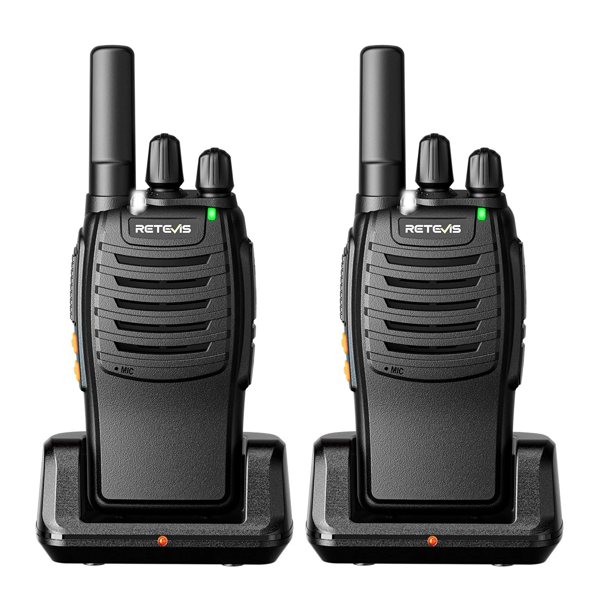 Retevis H777 2 szt. Walkie Talkie z czystym dźwiękiem, przenośne radiotelefony o dużym zasięgu, dwukierunkowe radio z portem Type-C do jazdy na rowerze i na kempingu — zdjęcie produktu 7