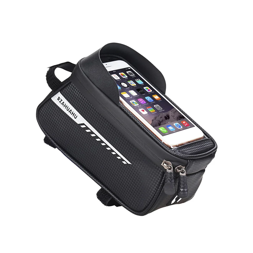 AliExpress NONE New Bicycle Bag Phone Bag Waterproof Mountain Bike Front Top Tube Bag Cycling Touch Screen Phone Holder Road Bike Bag