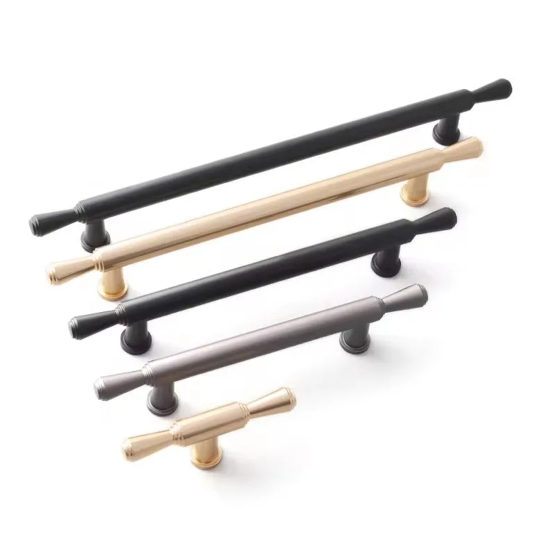 سبائك الألومنيوم الأثاث مقبض المطبخ تخزين غرفة مقبض كابينة غرفة النوم خزانة درج منضدة الزينة مقبض خزانة الأحذية