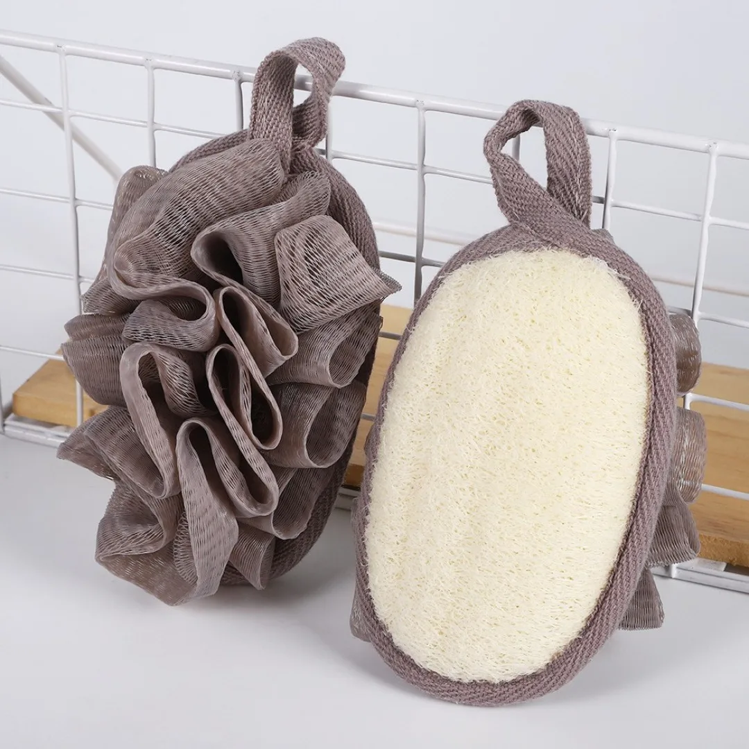 1pc Bath Scrubber for Body Loofah Ball Shower Body Wash Ball Massage Bath Flower Towel for BodyBast Body Scrub For Shower Man